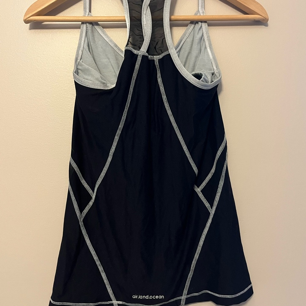 Black and Gray Athletic Alo TankTop